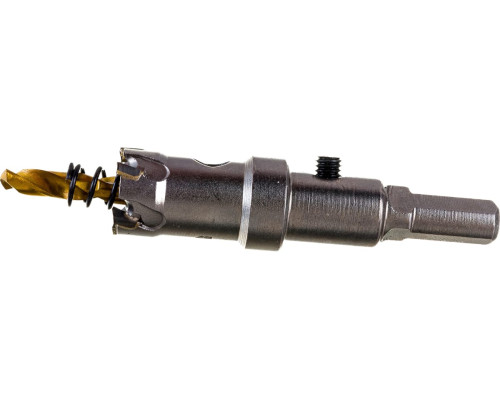 Коронка твердосплавная по металлу 19 мм DENZEL 724001