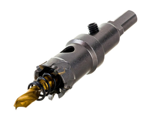 Коронка твердосплавная по металлу 19 мм DENZEL 724001