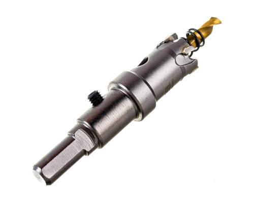 Коронка твердосплавная по металлу 19 мм DENZEL 724001