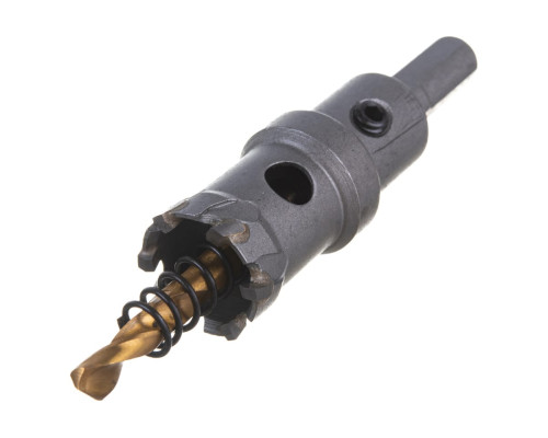 Коронка твердосплавная по металлу 22 мм DENZEL 724004