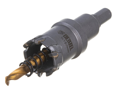 Коронка твердосплавная по металлу 25 мм DENZEL 724005