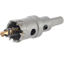 Коронка твердосплавная по металлу 26 мм DENZEL 724006