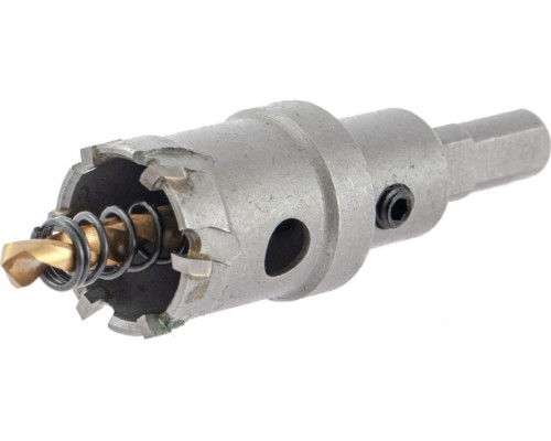 Коронка твердосплавная по металлу 26 мм DENZEL 724006