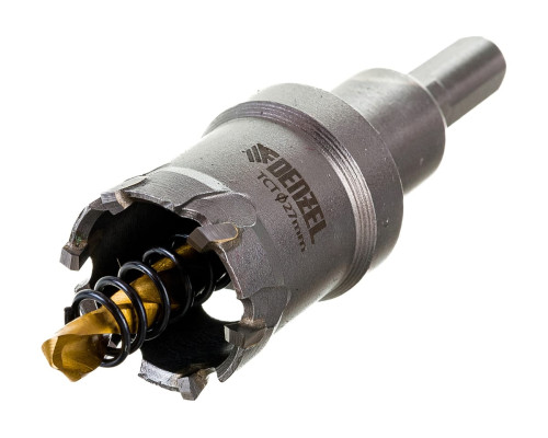 Коронка твердосплавная по металлу 27 мм DENZEL 724007