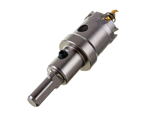 Коронка твердосплавная по металлу 27 мм DENZEL 724007