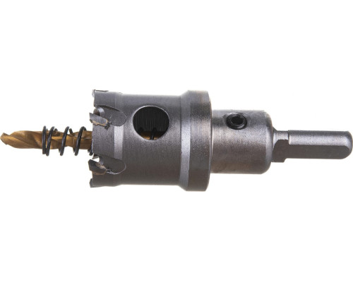 Коронка твердосплавная по металлу 30 мм DENZEL 724009