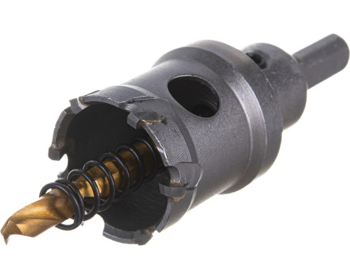 Коронка твердосплавная по металлу 30 мм DENZEL 724009