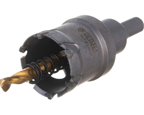 Коронка твердосплавная по металлу 32 мм DENZEL 724010