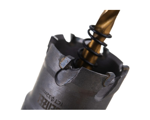 Коронка твердосплавная по металлу 32 мм DENZEL 724010