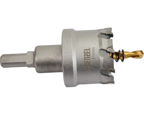 Коронка твердосплавная по металлу 41 мм DENZEL 724013