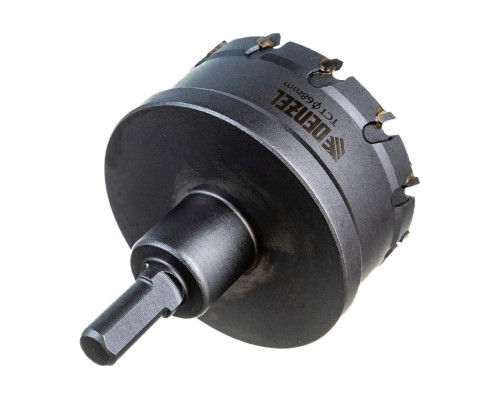 Коронка твердосплавная по металлу 68 мм DENZEL 724019