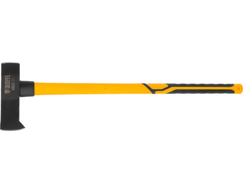Кованый колун-кувалда Denzel 4000 г, фибергласовая рукоятка c TPR покрытием, 880 мм 21852