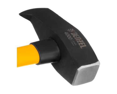 Кованый колун-кувалда Denzel 4000 г, фибергласовая рукоятка c TPR покрытием, 880 мм 21852