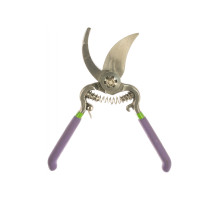 Кованый секатор Центроинструмент изогнутые ручки 1246