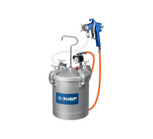 Красконагнетательный бак с краскопультом ЗУБР Профессионал knb-10 10 л 06464