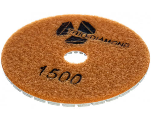 Круг алмазный гибкий шлифовальный Черепашка 100 № 1500 TRIO-DIAMOND 341500