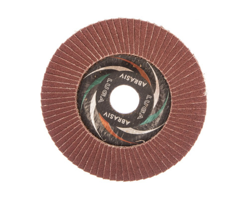 Круг лепестковый торцевой абразивный (125х22.2 мм; P80) Луга-Абразив 3656-125-80