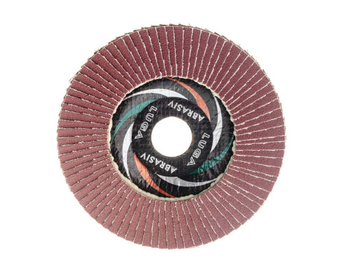 Круг лепестковый торцевой плоский КЛТ1 (125х22 мм; А100; 14А 16/Р100) Луга 4603347337950