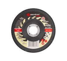 Круг лепестковый торцевой Plus 72 лепестка, 125x22.2 мм, P100 Greatflex 71-847