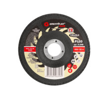 Круг лепестковый торцевой Plus 72 лепестка, 125x22.2 мм, P120 Greatflex 71-848