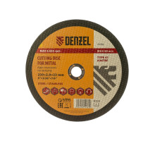 Круг отрезной по металлу (230х2х22.2 мм) DENZEL 73792