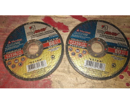 Круг шлифовальный абразивный по металлу 125x6x22.23 мм Луга 3650-125-06