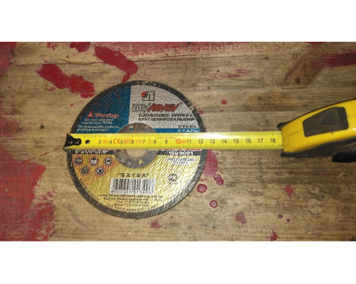 Круг шлифовальный абразивный по металлу 125x6x22.23 мм Луга 3650-125-06