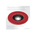 Лепестковый керамический торцевой круг KRAFTOOL Keratron по нержавеющей стали, 125x22.2 мм, P60 36598-125-60