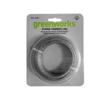 Леска для триммера 2 мм GreenWorks 2926607