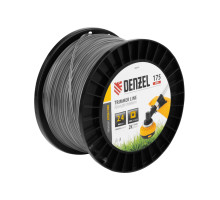 Леска двухкомпонентная EXTRA CORD (2.4 мм, 175 м, квадрат, на DIN катушке) для триммера Denzel 96818