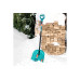 Лопата для уборки снега PALISAD поликарбонат, 340x385x1340 мм, алюминиевый черенок, luxe 61691