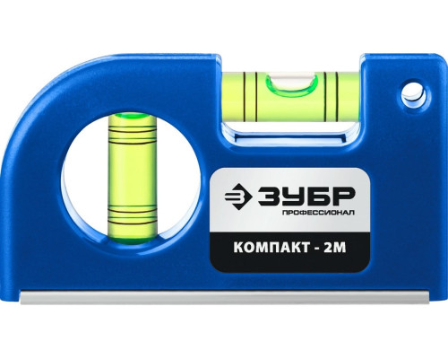 Магнитный уровень ЗУБР Компакт2-М 85 мм 34551