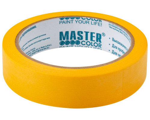 Малярная лента MASTER COLOR золотистая, рисовая бумага, термостойк. до 100C, 24 мм х 25 м 30-6122 Малярная лента MASTER COLOR золотистая, рисовая бумага, термостойк. до 100C, 24 мм х 25 м 30-6122