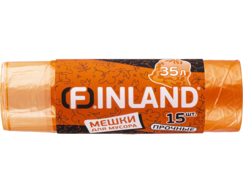 Мешки с завязками для мусора Finland 35 л, 15 шт Центроинструмент 2036