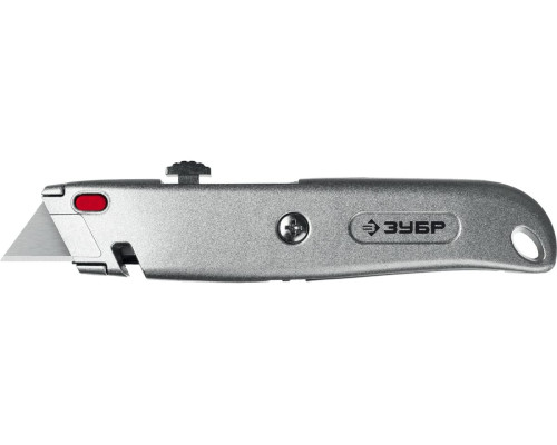 Металлический универсальный нож ЗУБР М-24 с автостопом 09228