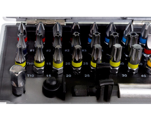 Набор бит и магнитный адаптер (33 предмета) GROSS 11365