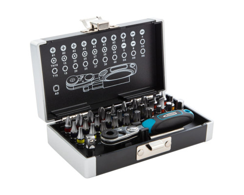 Набор бит и магнитный адаптер (33 предмета) GROSS 11365