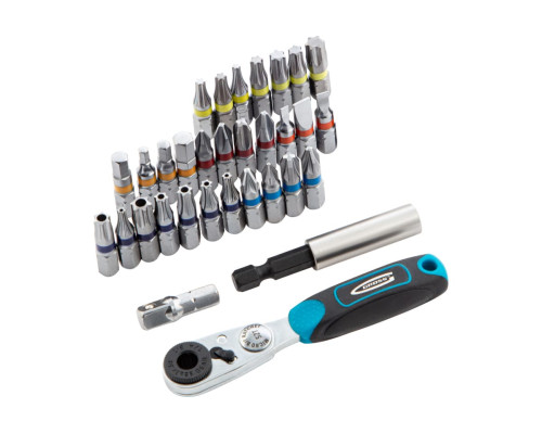 Набор бит и магнитный адаптер (33 предмета) GROSS 11365