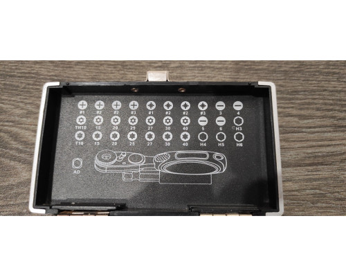 Набор бит и магнитный адаптер (33 предмета) GROSS 11365