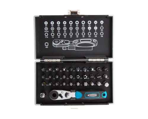 Набор бит и магнитный адаптер (33 предмета) GROSS 11365