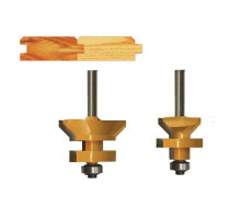 Набор фрез для изготовления вагонки (2 шт; хвостовик 8 мм) Энкор 10607