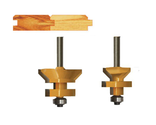 Набор фрез для изготовления вагонки (2 шт; хвостовик 8 мм) Энкор 10607