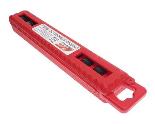 Набор головок 6-гранных для поврежденных болтов и гаек (8-24 мм; 1/2"; 10 шт.) JTC-7865