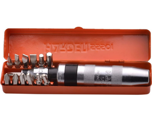 Набор HARDEN с ударно-поворотной отверткой и битами CRV, 14 предметов. 550641