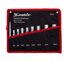 Набор ключей трубчатых торцевых 9 пр. MATRIX 13725
