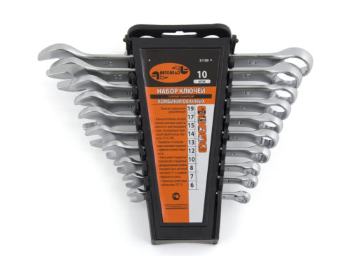Набор комбинированных ключей Автоdело 10 шт. холдер 31100 13764