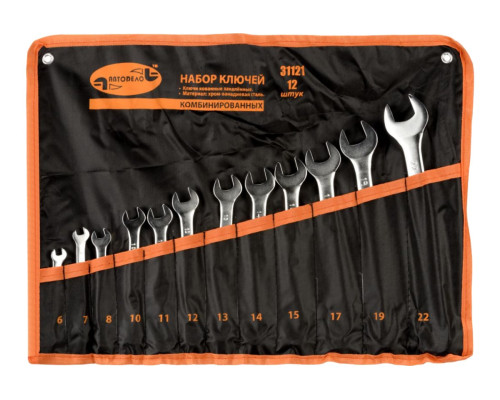 Набор комбинированных ключей Автоdело 12 шт. сумка 31121 13508