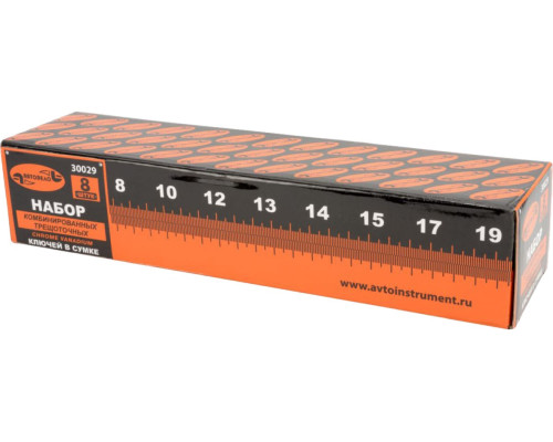 Набор комбинированных ключей Автоdело 12 шт. сумка 31121 13508