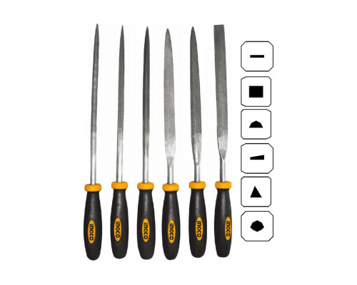 Набор надфилей INGCO 6 шт. HKTF63