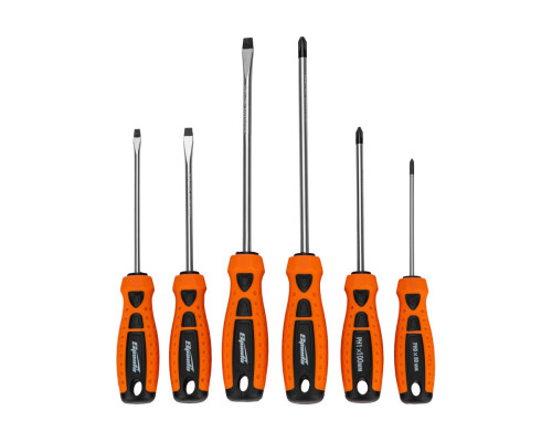 Набор отверток, CrV, двухкомпонентные рукоятки, 6шт SPARTA Point 11782